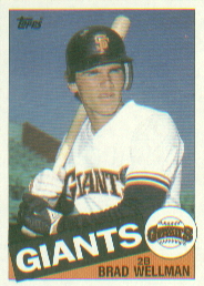 1985 Topps Baseball Cards      409     Brad Wellman